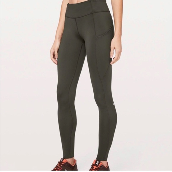 lululemon athletica Pants - Lululemon Speed Up Tight *Full-On Luxtreme 28" Dark Olive | SIZE: 4